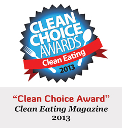 Clean Eating Clean Choice Award