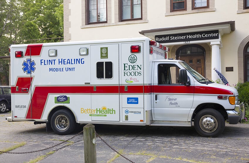 Flint Healing Mobile Unit at the Rudolph Steiner Health Center