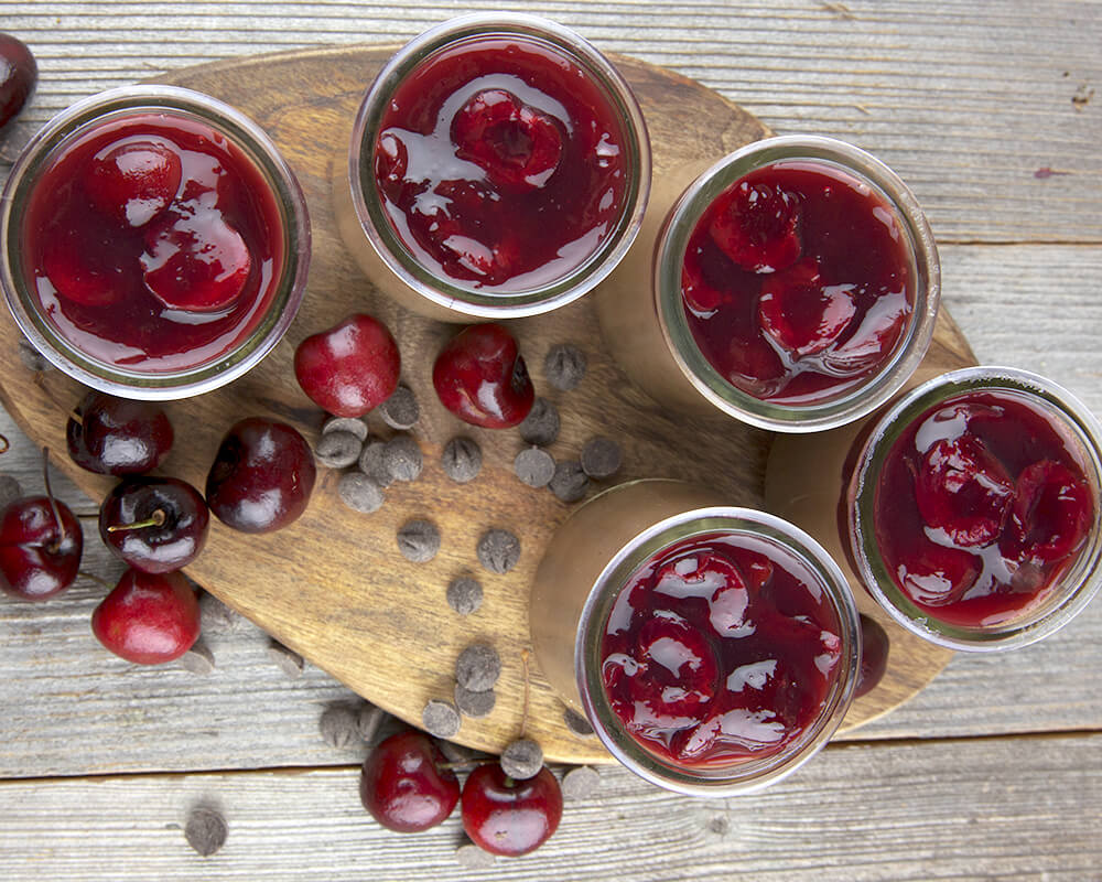 Chocolate Cherry Mousse