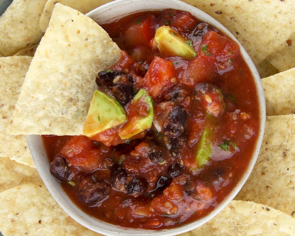 Avocado Black Bean Salsa