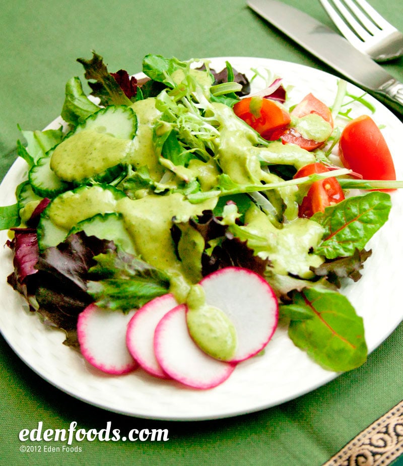 Tossed Salad with Mustard Herb Dressing