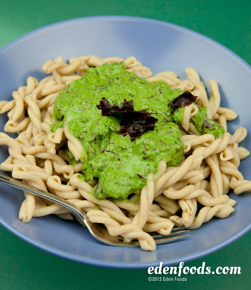 Twisted Pair with Dulse Pesto