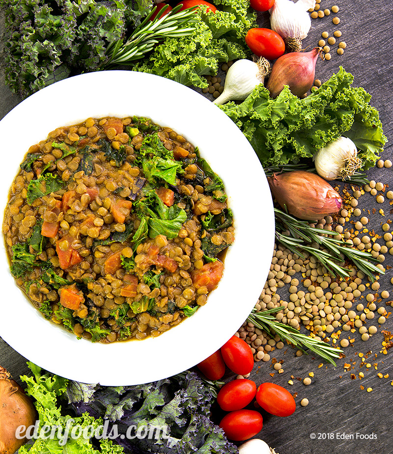 Lentils with Rosemary & Kale Lentils with Rosemary & Kale