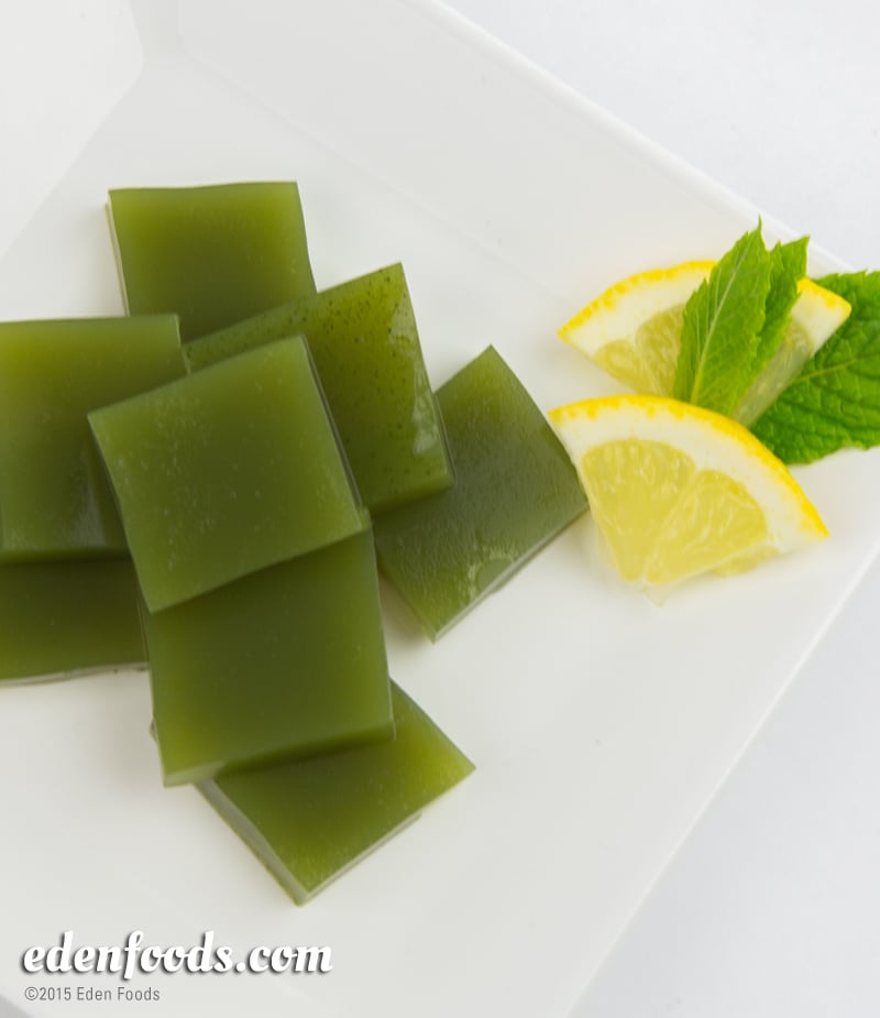 Unsweetened Matcha Kanten Unsweetened Matcha Kanten