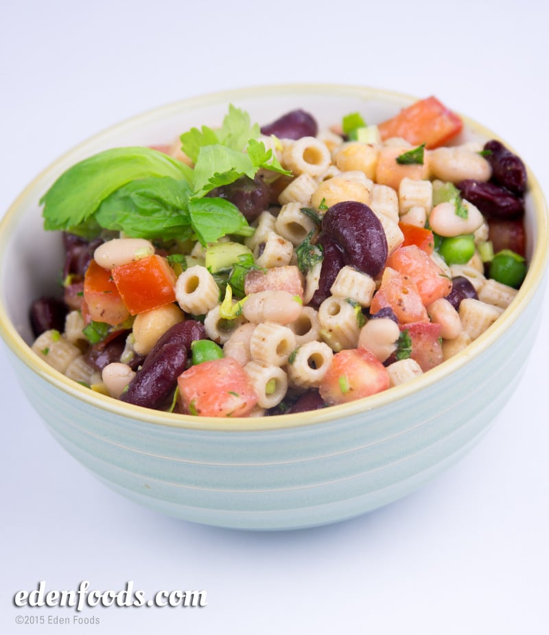 Ditalini Pasta Bean Salad with Olives Ditalini Pasta Bean Salad with Olives