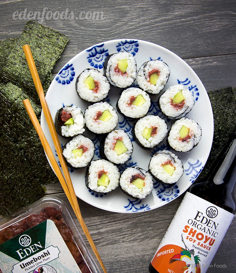 Ume Cucumber Sushi Ume Cucumber Sushi