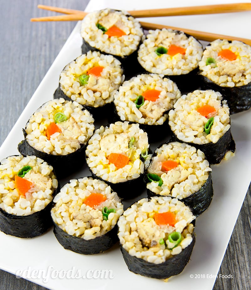 Tempeh & Sauerkraut Brown Rice Sushi Tempeh & Sauerkraut Brown Rice Sushi
