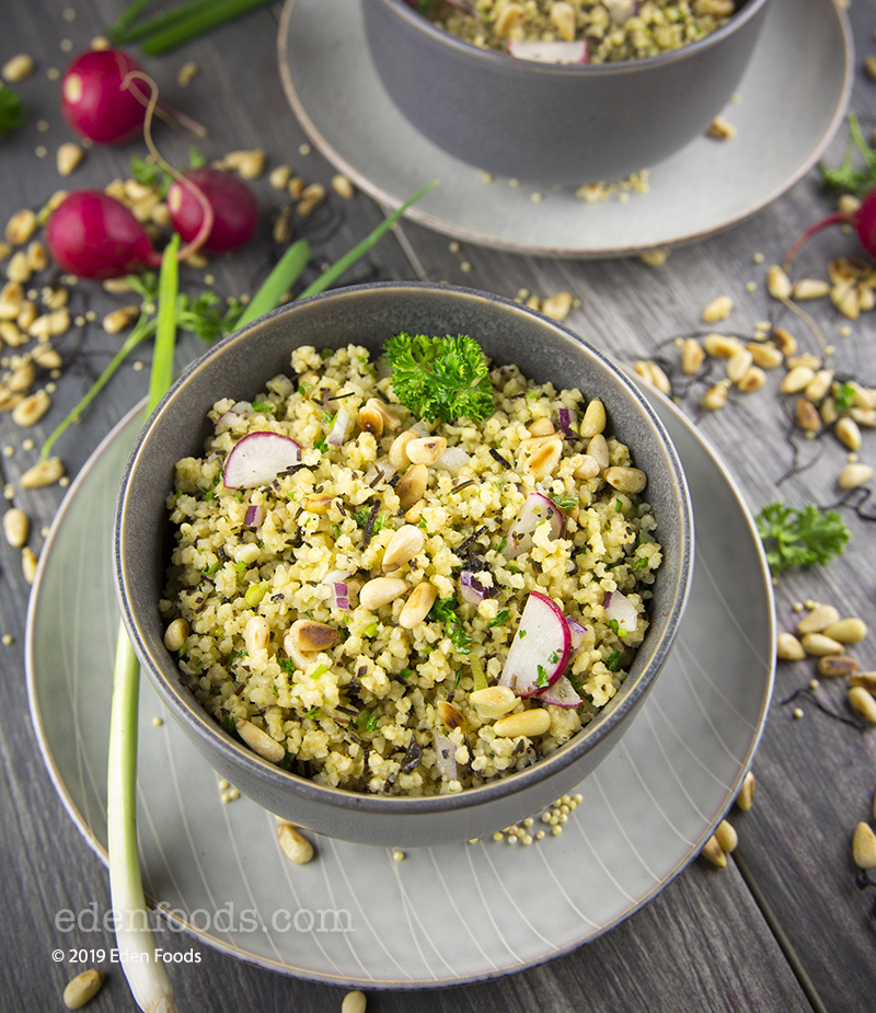 Millet & Arame Lemon Herb Salad Millet & Arame Lemon Herb Salad