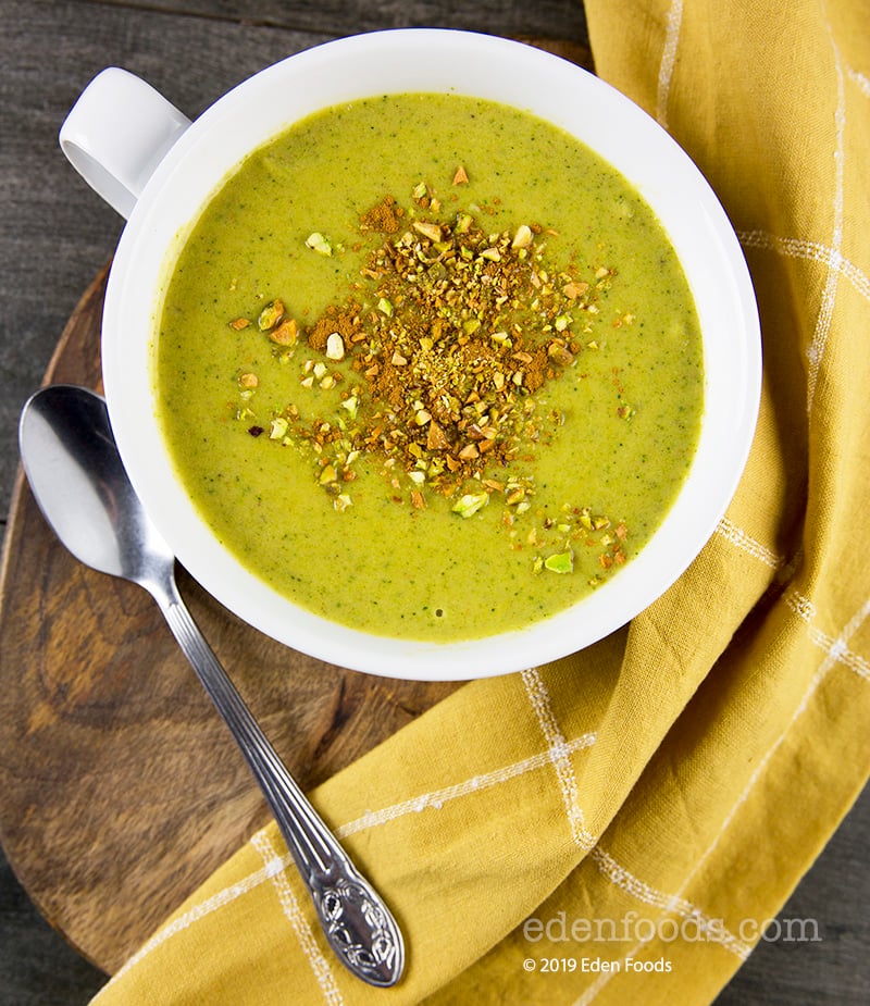 Broccoli Pistachio Cream Soup Broccoli Pistachio Cream Soup
