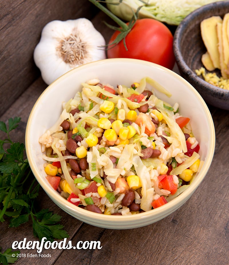 Black Soybean Salad with Sesame Orange Dressing Black Soybean Salad with Sesame Orange Dressing