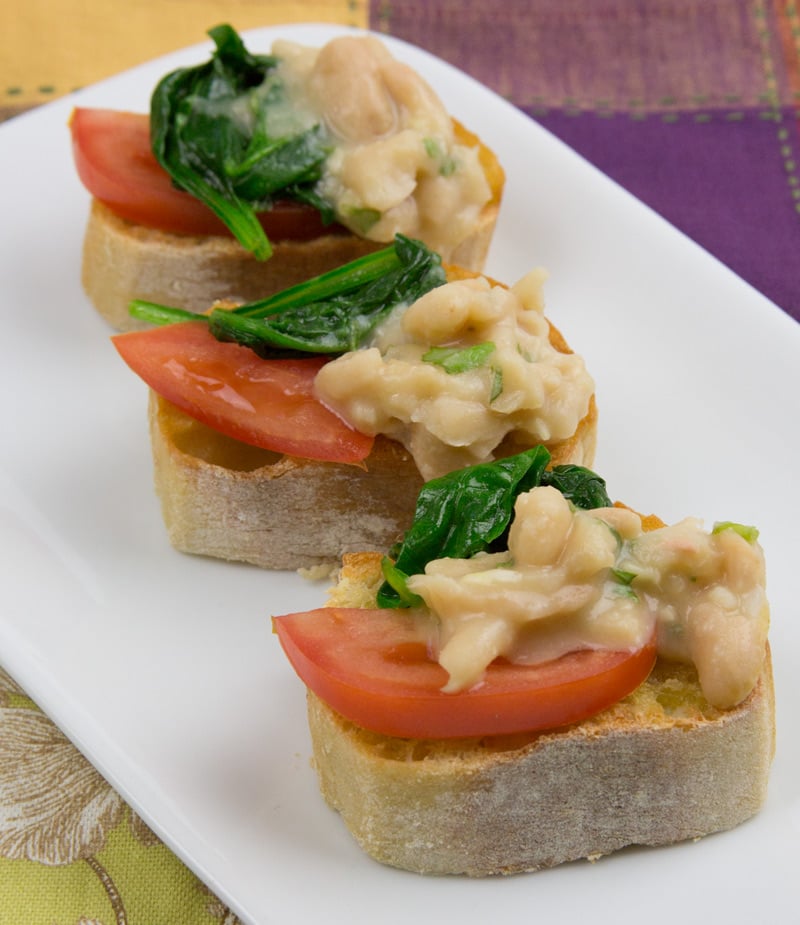 Tuscan White Bean Crostini Tuscan White Bean Crostini