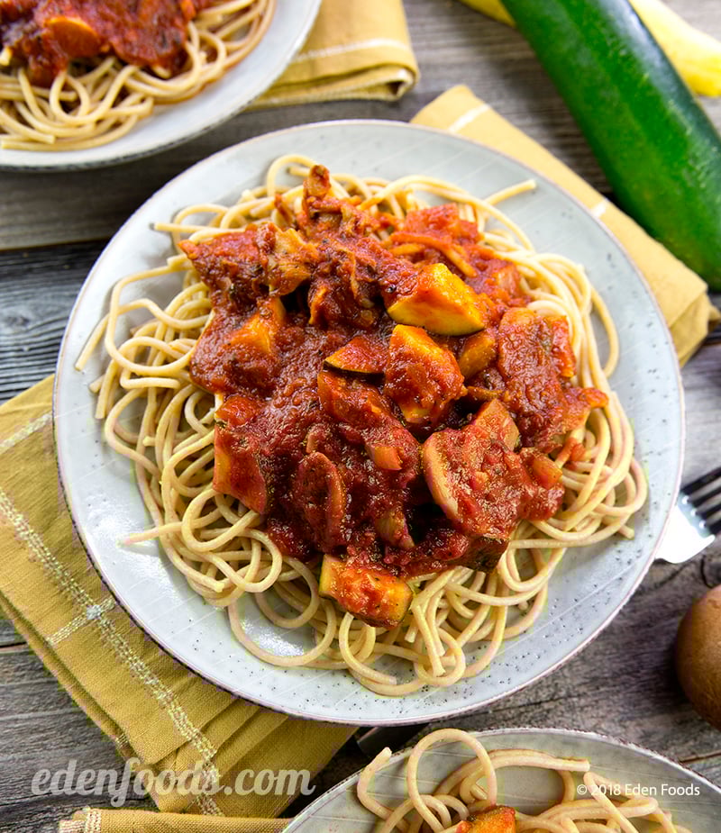 Mushroom Marinara & Spaghetti Mushroom Marinara & Spaghetti
