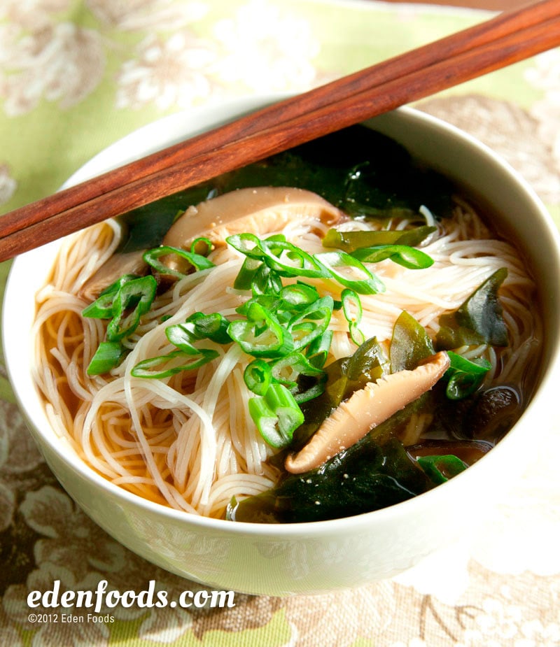 Miso Soup - Shiitake Noodle Miso Soup - Shiitake Noodle