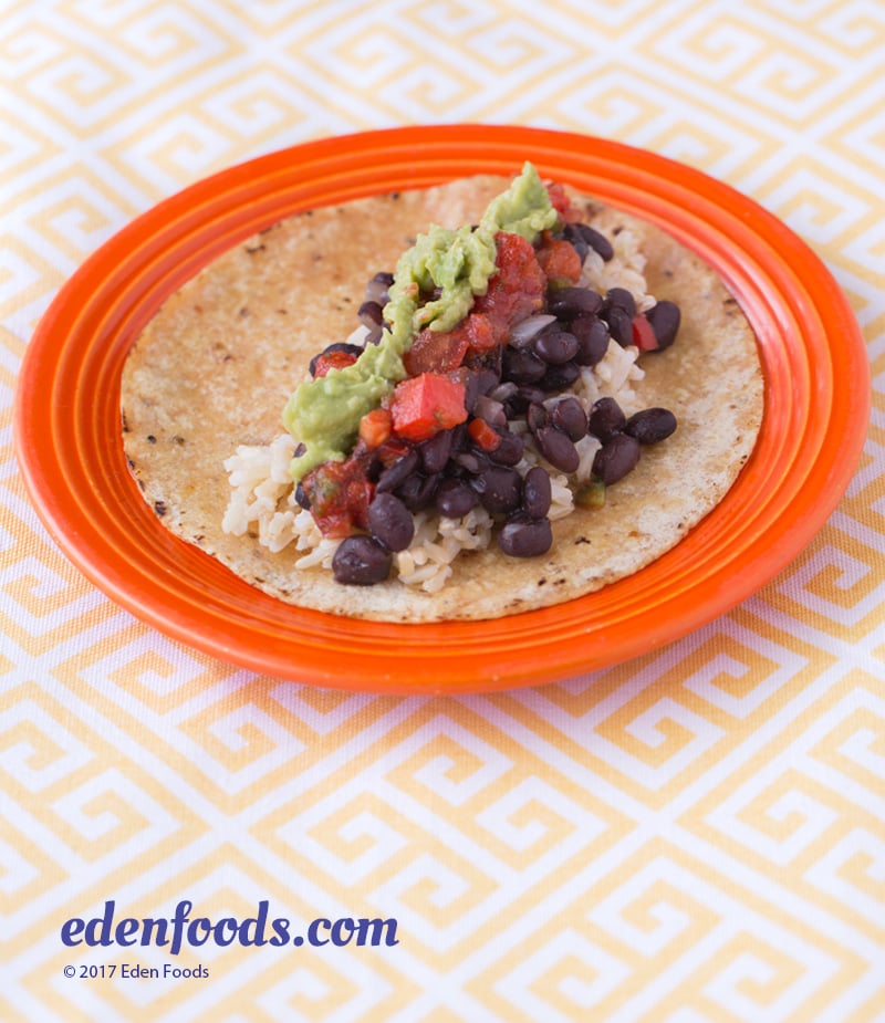 Rice and Bean Burritos with Fresh Salsa Rice and Bean Burritos with Fresh Salsa