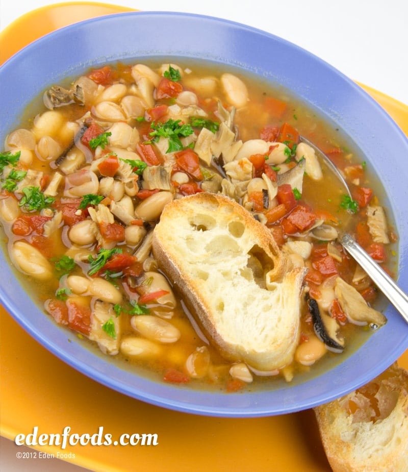 Cannellini Bean & Mushroom Soup Cannellini Bean & Mushroom Soup
