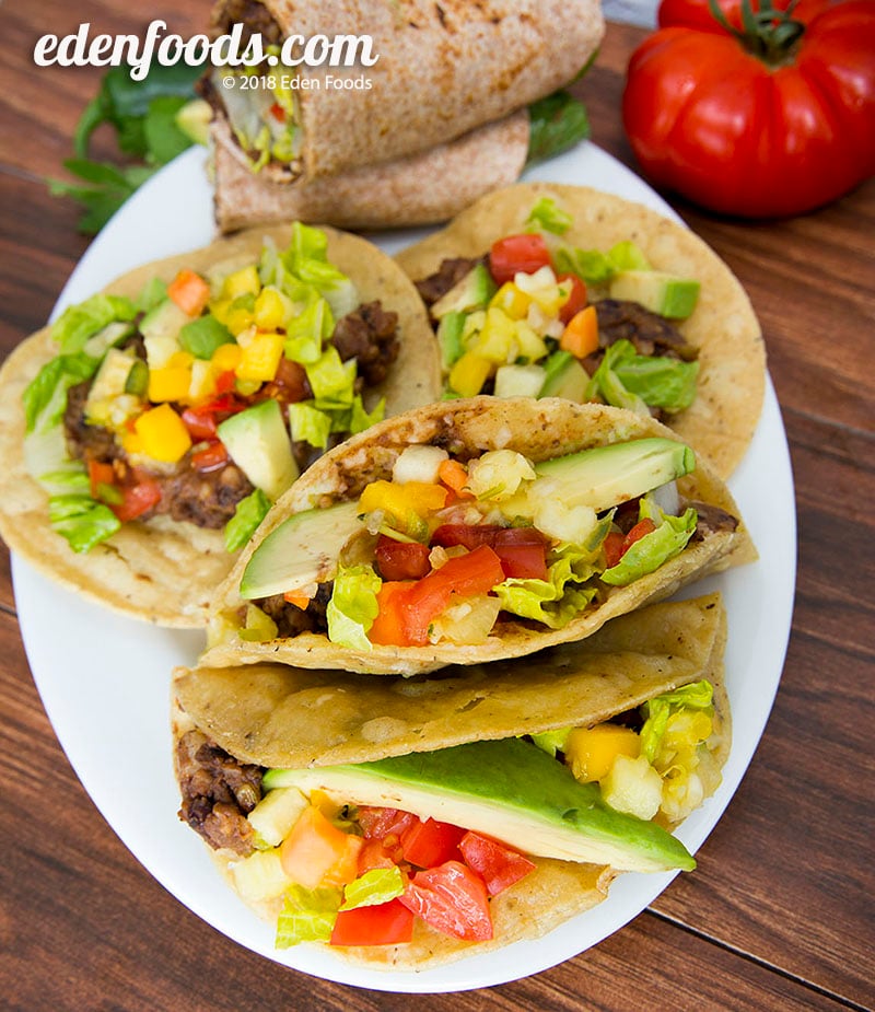 Brown Rice & Black Bean Burritos / Tacos Brown Rice & Black Bean Burritos / Tacos