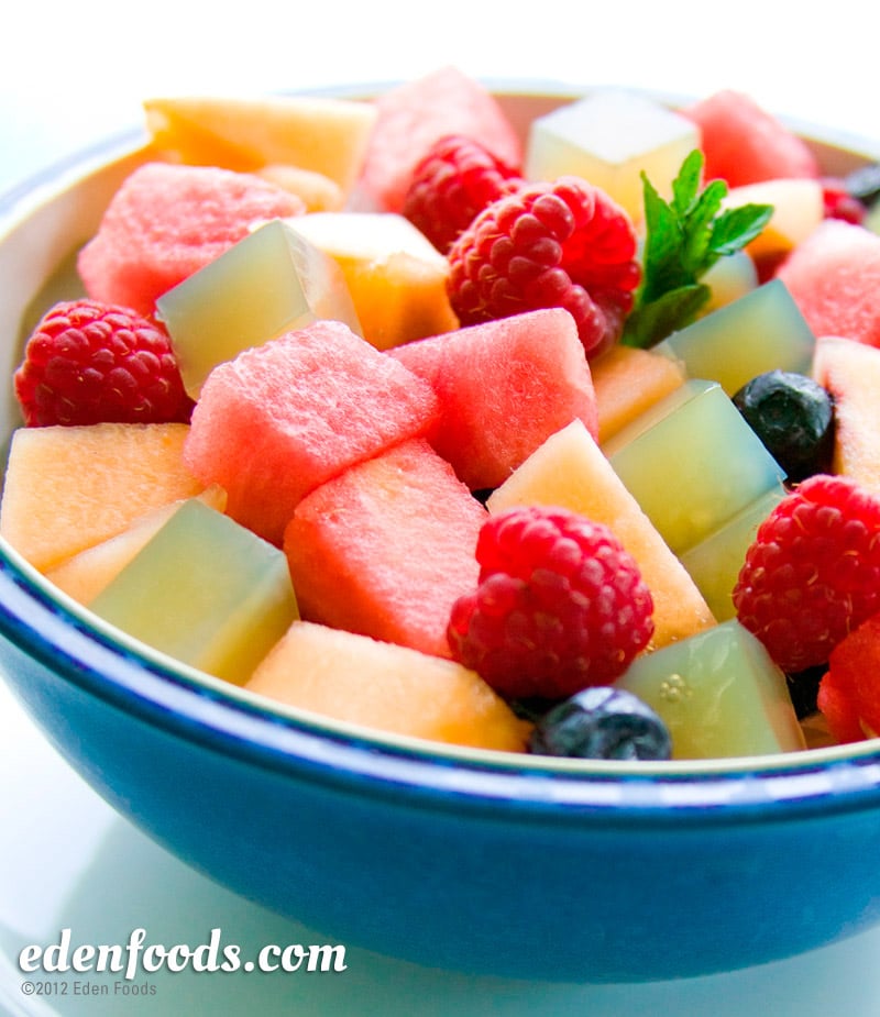 Fruit Salad with Green Tea Kanten Fruit Salad with Green Tea Kanten