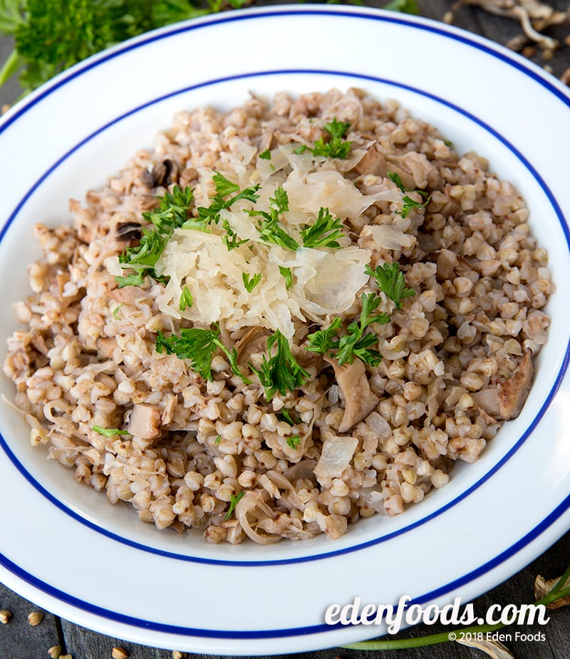 Buckwheat with Sauerkraut & Dried Mushrooms Buckwheat with Sauerkraut & Dried Mushrooms