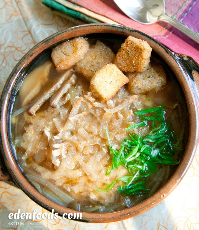French Onion Soup with Mochi French Onion Soup with Mochi