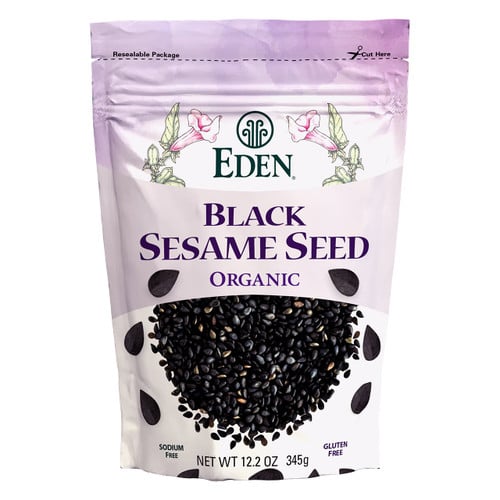 Dry Pan Roasted Black Sesame Seeds